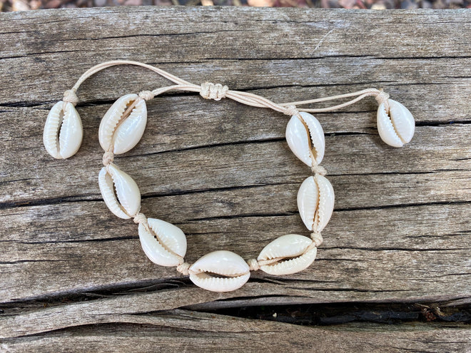 Bracelets en coquillages
