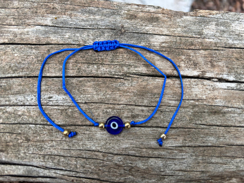 Bracelet ajustable Oeil Nazar Boncuk