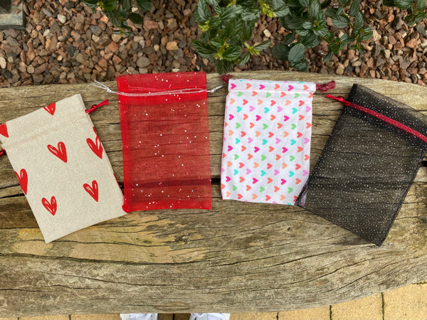 Pochettes cadeaux thème Saint-Valentin