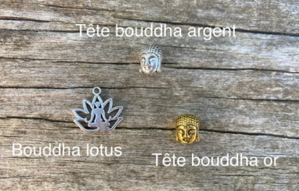 Bracelet élastique de Lithothérapie en Pierre de Lune et Pierre du Soleil
