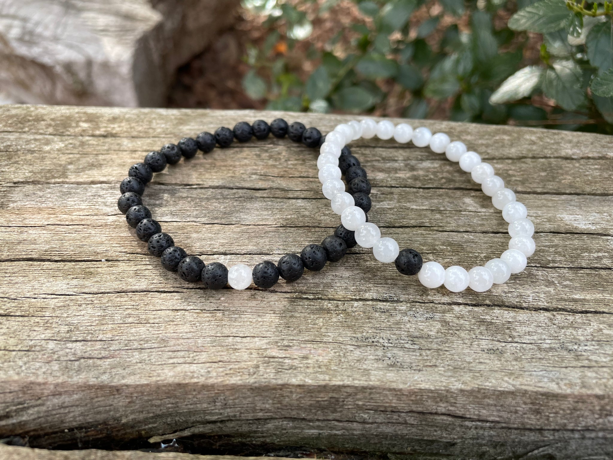 Bracelet pierre de lune pour homme ou femme elastique Bracelet pierre de lune pour homme ou femme elastique