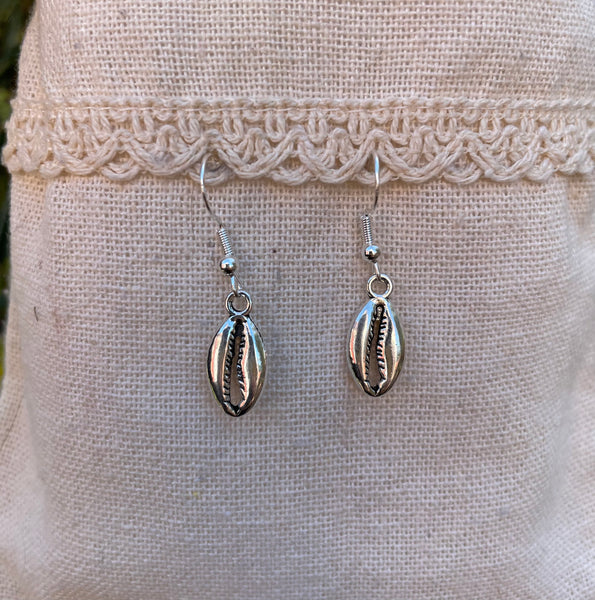 Boucles d'oreilles pendantes breloque Coquillage cauri