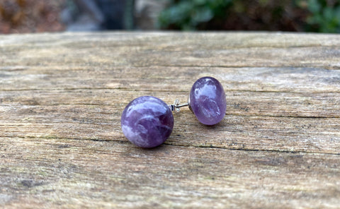 Boucles d'oreilles en Améthyste