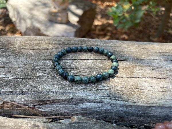 Bracelet élastique de Lithothérapie, de protection Jaspe Kambaba