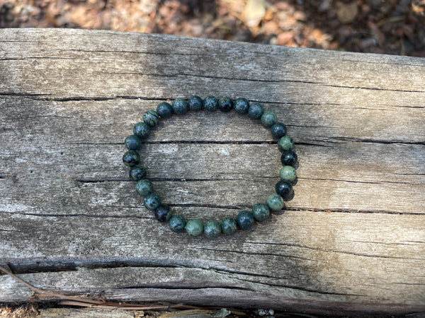 Bracelet élastique de Lithothérapie, de protection Jaspe Kambaba