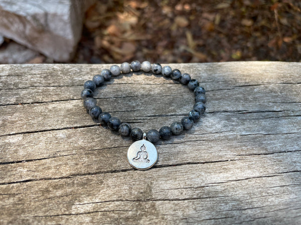 Bracelet élastique de Lithothérapie en Labradorite naturelle
