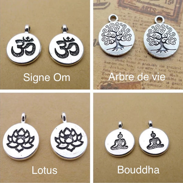 Bracelet élastique Spécial Fertilité et Fécondité en Cristal de Roche, Pierre de Lune, Cornaline et Jaspe Rouge
