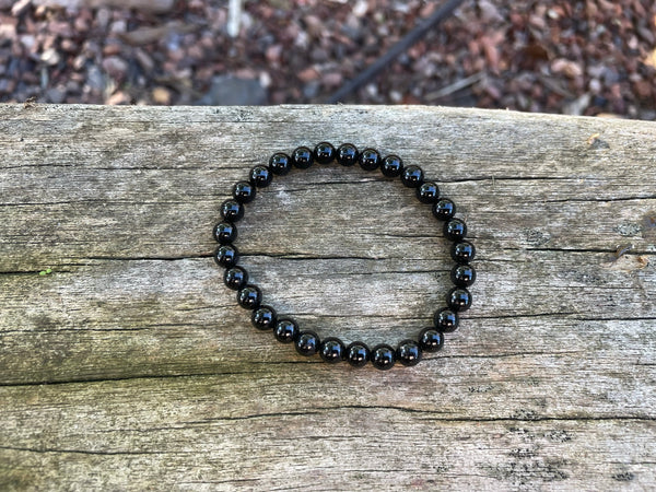 Bracelet élastique de Lithothérapie en Tourmaline naturelle