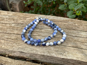 Bracelet élastique de Lithothérapie en Sodalite