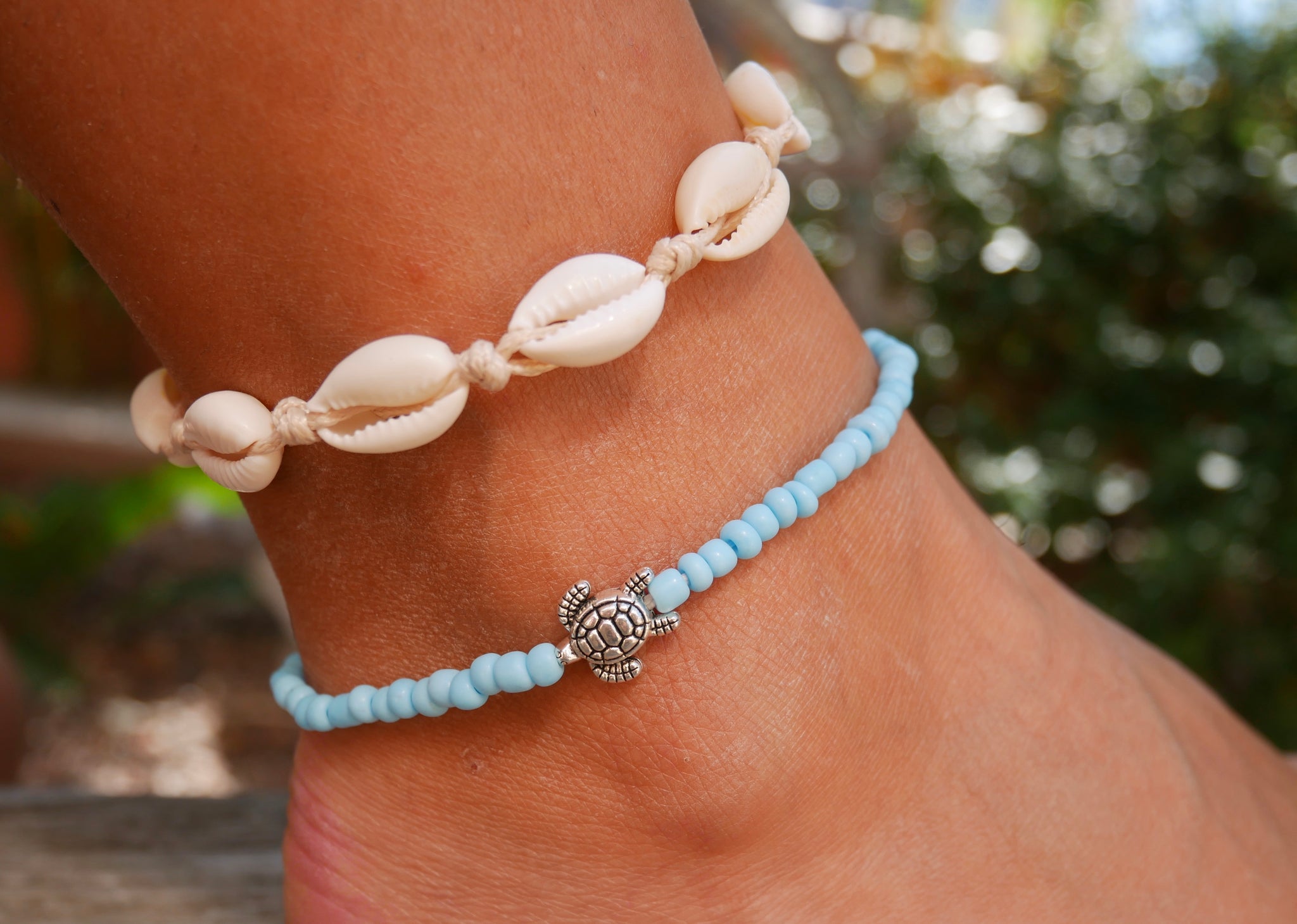 Bracelet De Cheville Tortue Boho En Argent - Bijou Pied Pour Femmes Et Filles, Idéal Plage, Mariage, été